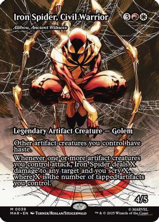 Iron Spider, Civil Warrior - Alibou, Ancient Witness (MAR-039) - mythic - Foil