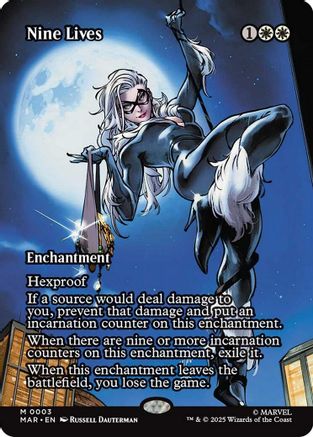 Nine Live (Borderless) (MAR-003) - mythic