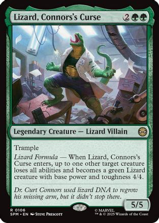 Lizard, Connors's Curse (SPM-106) - rare