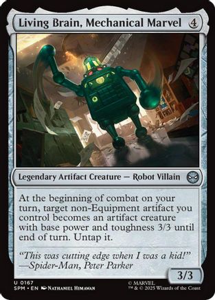 Living Brain, Mechanical Marvel (SPM-167) - uncommon