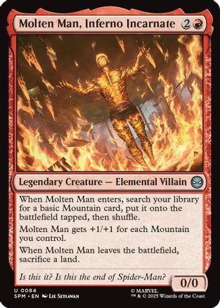 Molten Man, Inferno Incarnate (SPM-084) - uncommon - Foil