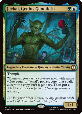 Jackal, Genius Geneticist (SPM-131) - rare