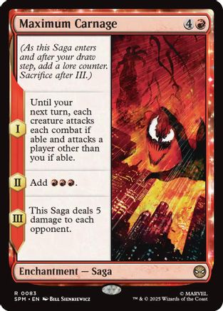 Maximum Carnage (SPM-083) - rare - Foil