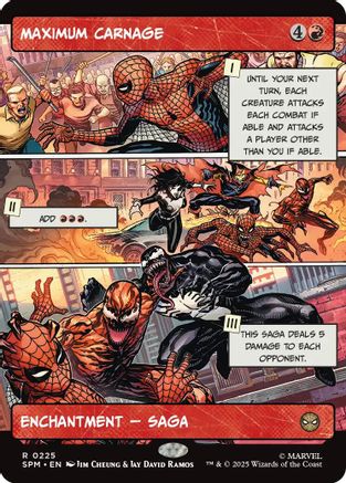 Maximum Carnage (Borderless) (SPM-225) - rare