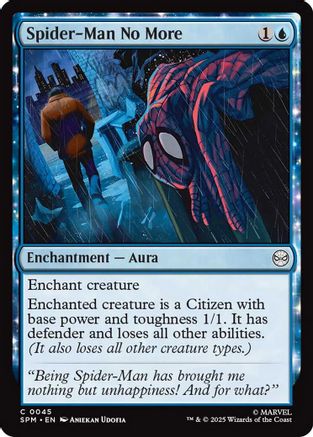 Spider-Man No More (SPM-045) - common - Foil