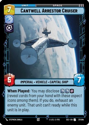 Cantwell Arrestor Cruiser (37/264) - SOP - Uncommon