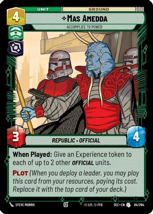 Mas Amedda - Accomplice to Power (84/264) - SOP - Uncommon
