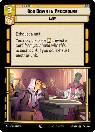 Bog Down in Procedure (234/264) - SOP - Common