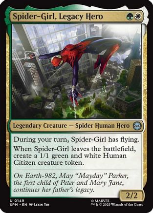 Spider-Girl, Legacy Hero (SPM-149) - uncommon - Foil