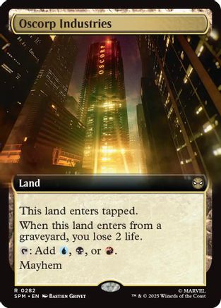 Oscorp Industries (Extended Art) (SPM-282) - rare
