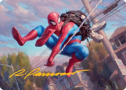 Spider-Man, Web-Slinger Art Card (Gold-Stamped Signature) (AASPM-004) - special