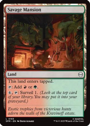 Savage Mansion (SPM-183) - land