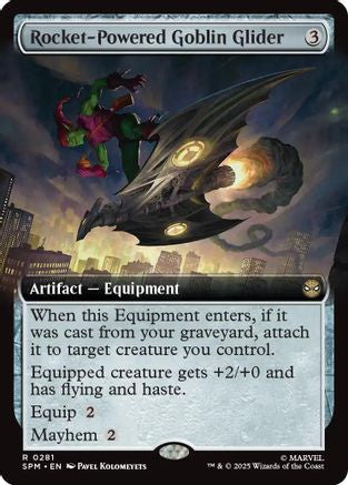 Rocket-Powered Goblin Glider (Extended Art) (SPM-281) - rare