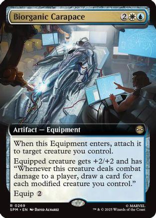 Biorganic Carapace (Extended Art) (SPM-269) - rare - Foil