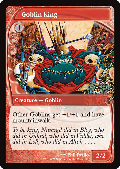 Goblin King (MB2-191) - rare - Foil