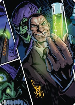 Norman Osborn Art Card (Gold-Stamped Signature) (AASPM-043) - special