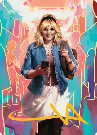 Gwen Stacy Art Card (Gold-Stamped Signature) (13/54) (AASPM-013) - special