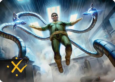 Doctor Octopus, Master Planner Art Card (25/54) (Gold-Stamped Signature) (AASPM-025) - special
