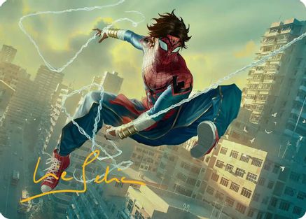 Spider-Man India Art Card (Gold-Stamped Signature) (AASPM-031) - special