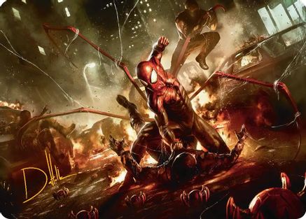 Superior Spider-Man Art Card (Gold-Stamped Signature) (AASPM-032) - special