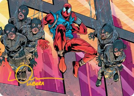 Scarlet Spider, Ben Reilly Art Card (Gold-Stamped Signature) (AASPM-038) - special