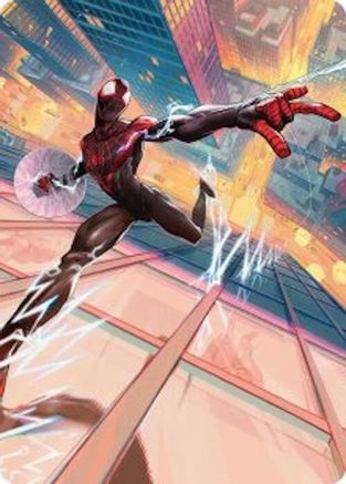 Ultimate Spider-Man Art Card (AASPM-041) - special