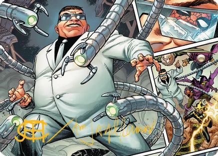 Doctor Octopus, Master Planner Art Card (48/54) (Gold-Stamped Signature) (AASPM-048) - special