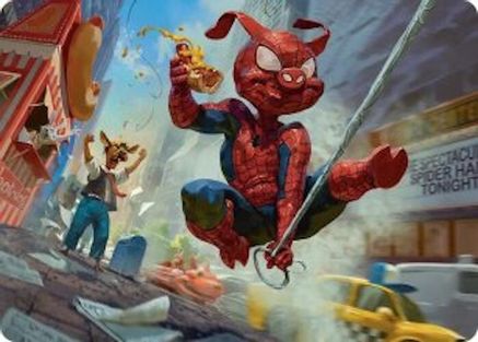 Spider-Ham, Peter Porker Art Card (AASPM-019) - special