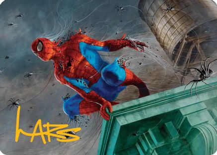 Spiders-Man, Heroic Horde Art Card (Gold-Stamped Signature) (AASPM-021) - special