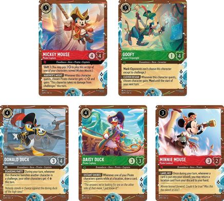 Disney Cruise Promos (Set of 5)  - DLPC - Promo - Holofoil