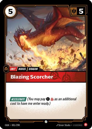 Blazing Scorcher (001/298) - OGN - Common