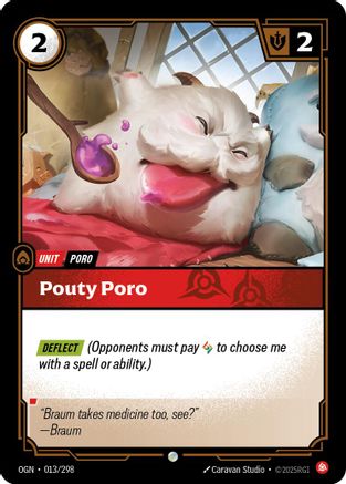 Pouty Poro (013/298) - OGN - Common - Foil