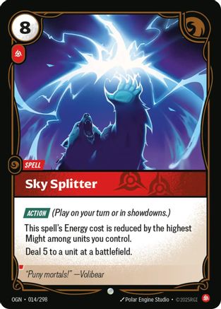 Sky Splitter (014/298) - OGN - Common - Foil