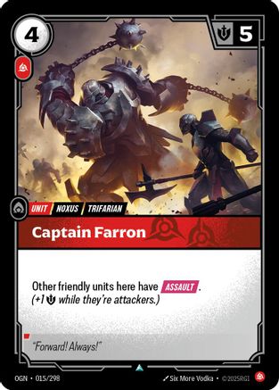 Captain Farron (015/298) - OGN - Uncommon