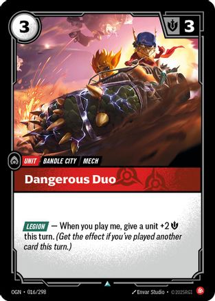 Dangerous Duo (016/298) - OGN - Uncommon