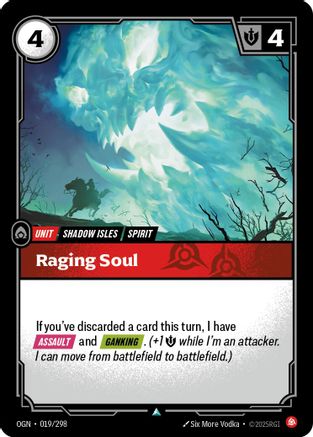 Raging Soul (019/298) - OGN - Uncommon - Foil