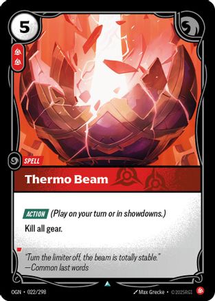 Thermo Beam (022/298) - OGN - Uncommon
