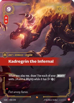 Kadregrin the Infernal (038/298) - OGN - Epic - Foil