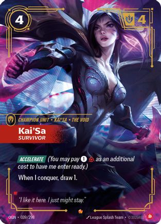 Kai'Sa - Survivor (039/298) - OGN - Epic - Foil