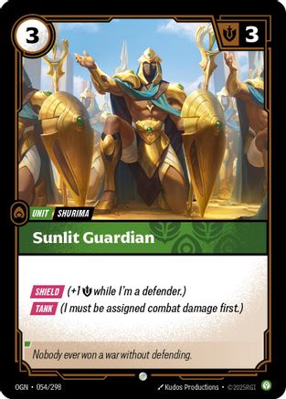 Sunlit Guardian (054/298) - OGN - Common - Foil