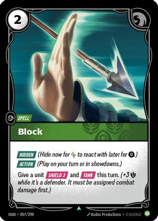 Block (057/298) - OGN - Uncommon