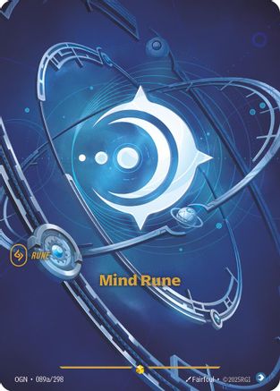 Mind Rune (Alternate Art) (089a/298) - OGN - Showcase - Foil