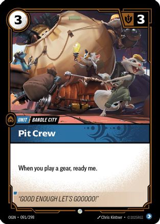 Pit Crew (091/298) - OGN - Common - Foil