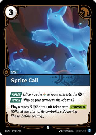 Sprite Call (094/298) - OGN - Common - Foil