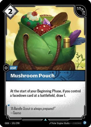 Mushroom Pouch (101/298) - OGN - Uncommon - Foil