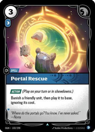 Portal Rescue (102/298) - OGN - Uncommon
