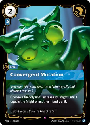 Convergent Mutation (108/298) - OGN - Rare - Foil