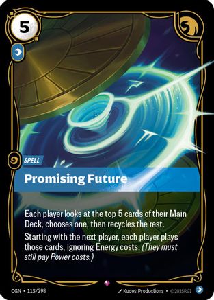 Promising Future (115/298) - OGN - Rare - Foil