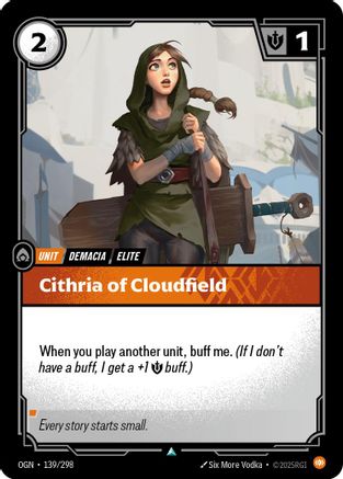 Cithria of Cloudfield (139/298) - OGN - Uncommon