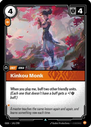 Kinkou Monk (141/298) - OGN - Uncommon - Foil